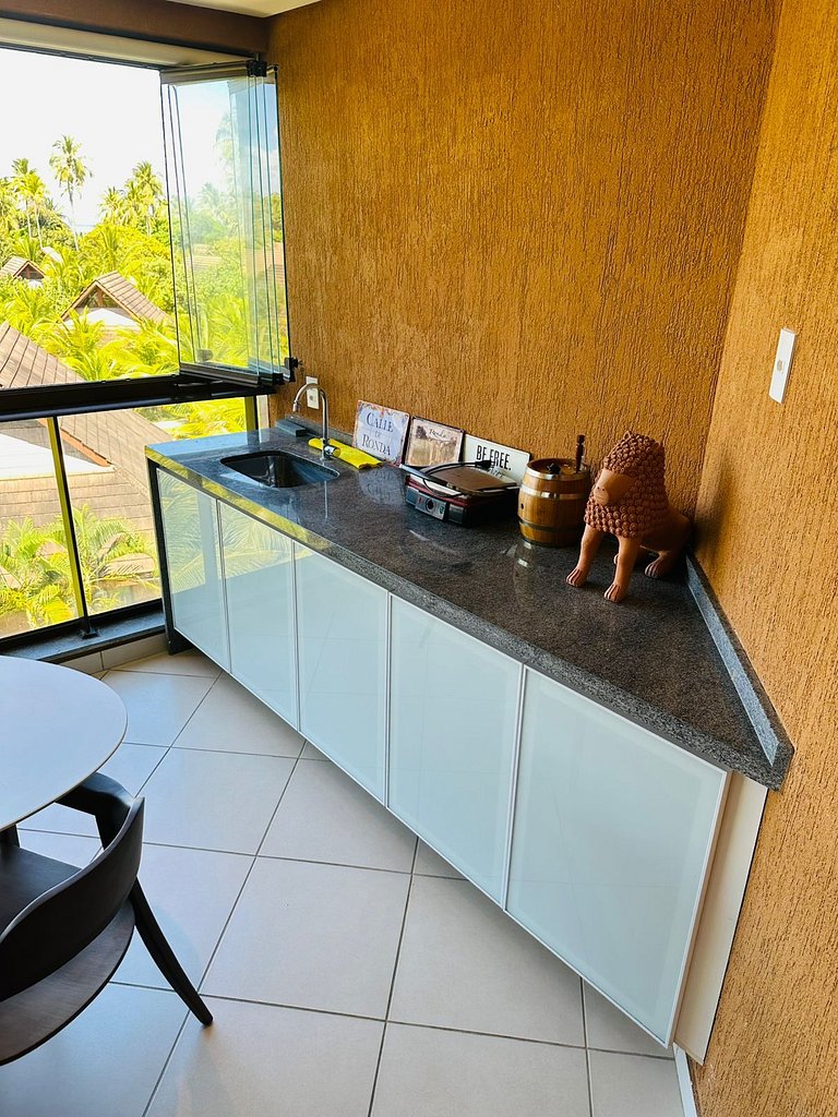 Flat Ecoresort Carneiros 3 Qtos (CM115) by O Alugador