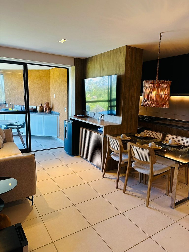 Flat Ecoresort Carneiros 3 Qtos (CM115) by O Alugador